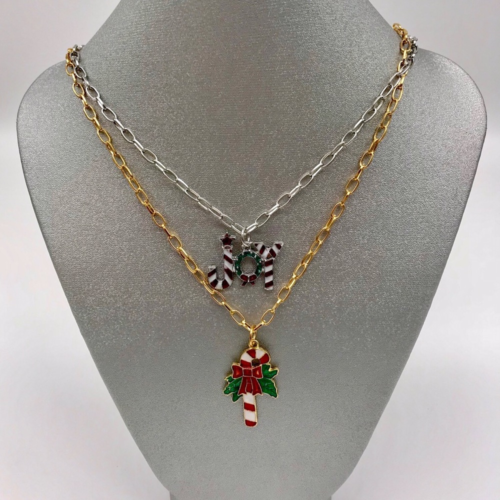 2 Pcs Christmas Necklace Adjustable NW Bundle 🛍🛍